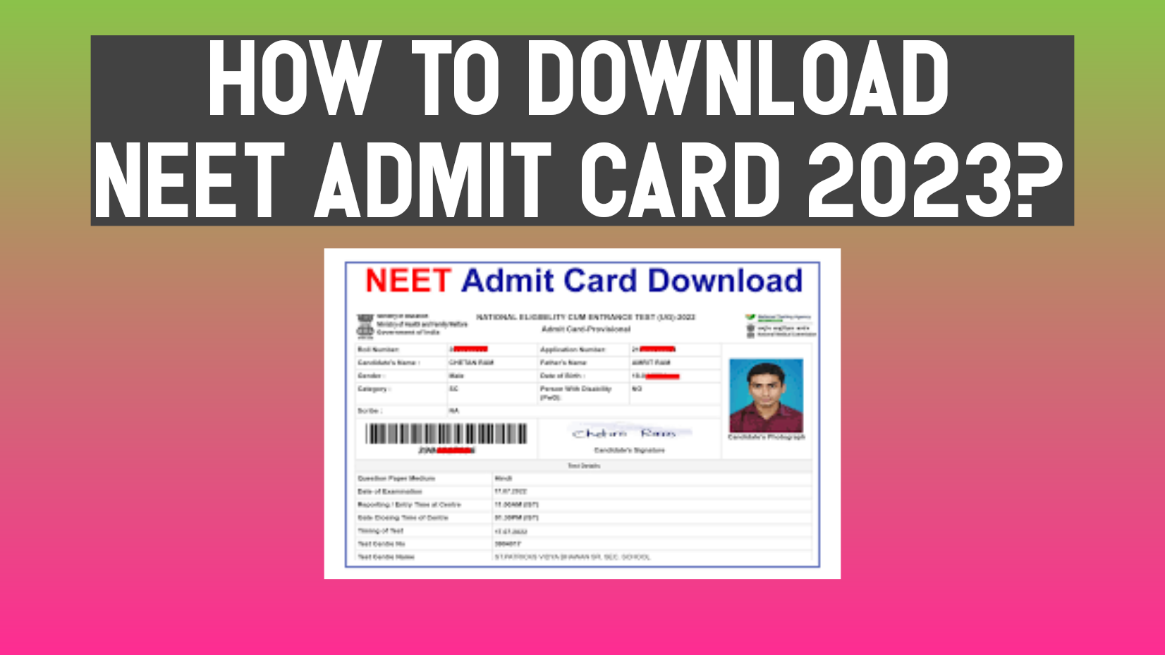 Shemale At Nude Beach - How to Download Neet Admit Card 2023 - EDUCATIONAL STUFF